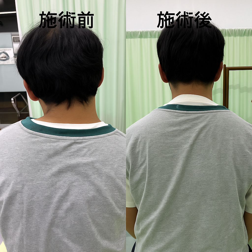 🧑🎓高校生の首の痛み、施術で改善!
