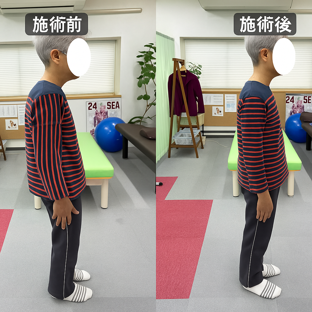 🌿【施術レポ】背中スッキリ!肩甲骨まわりの凝りをほぐして姿勢改善✨